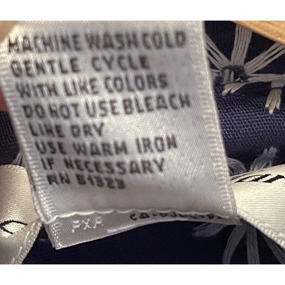 JUDITH HART Limoges Blue Cotton Blazer Jacket Embroidered Womens 20W Career‎ NEW - Picture 6 of 7